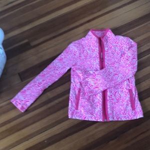 Pink and White vineyard vines Jacket - size medium